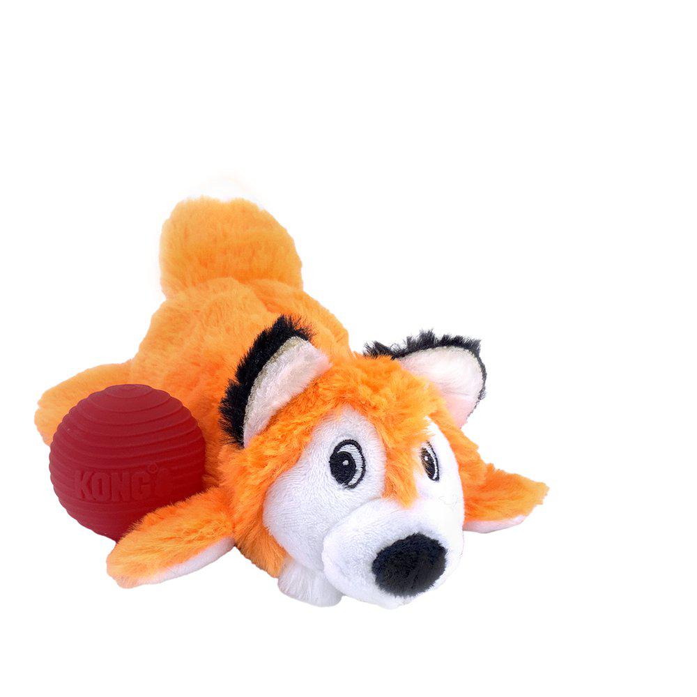 KONG Cozie Pocketz Fox Flerfärgad m godisficka - 3