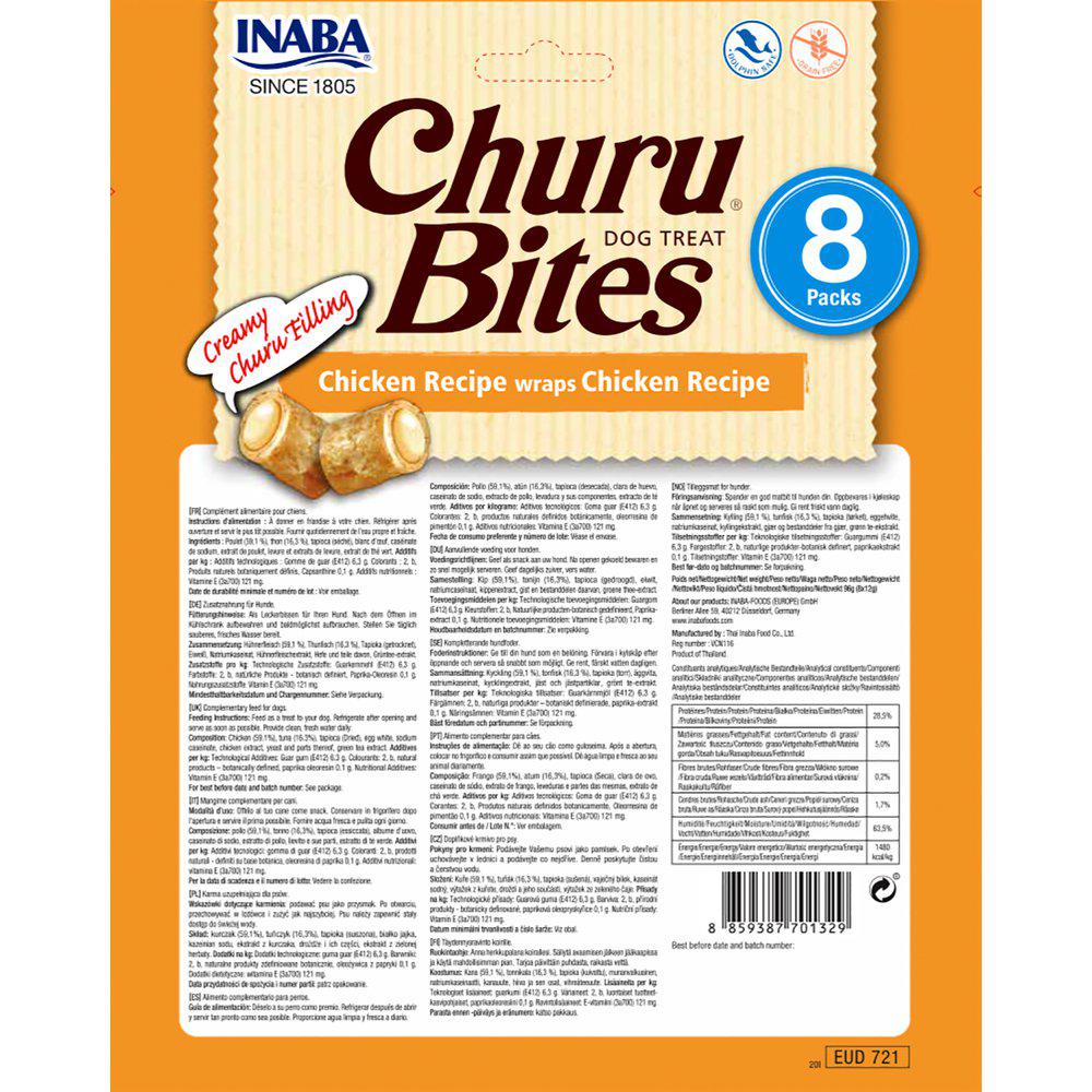 Churu Dog Bites Chicken Wraps 8st - 2