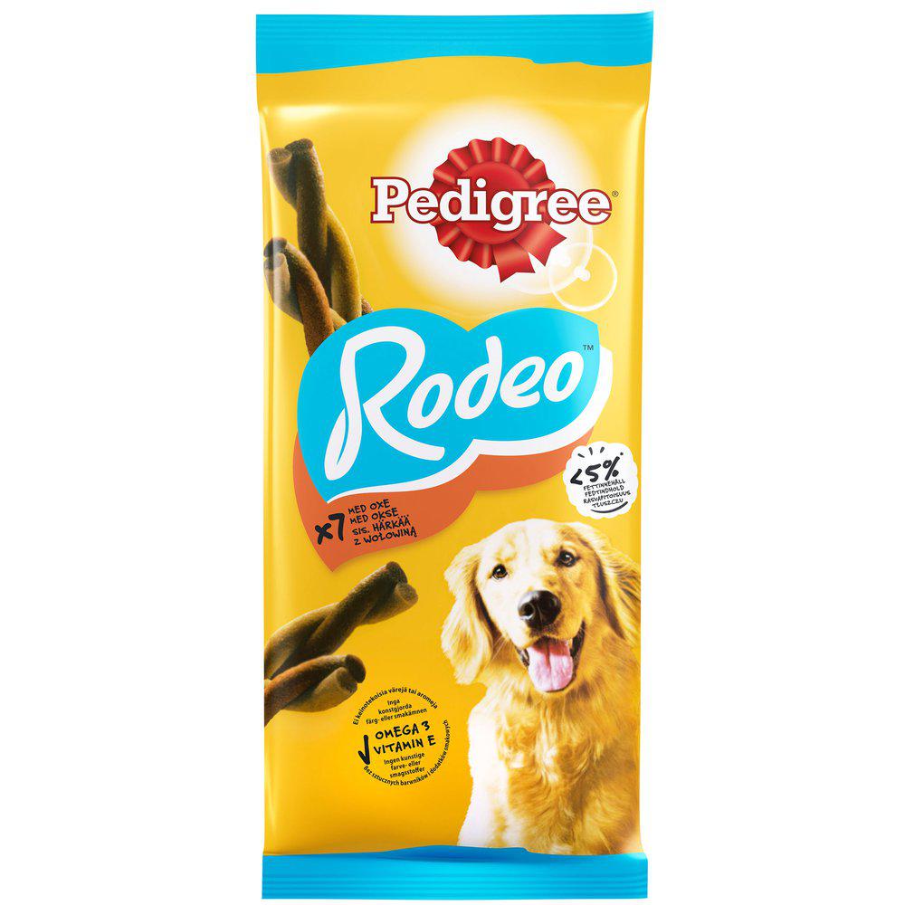 Pedigree Rodeo Oxkött 123 gr