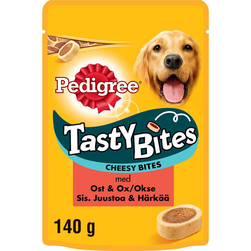  Pedigree Tasty Bites 140g Cheesy Bites