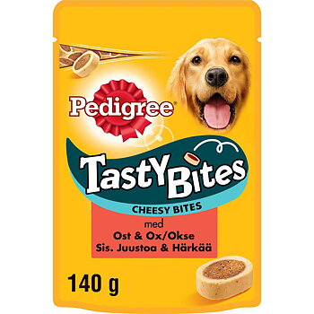  Pedigree Tasty Bites 140g Cheesy Bites