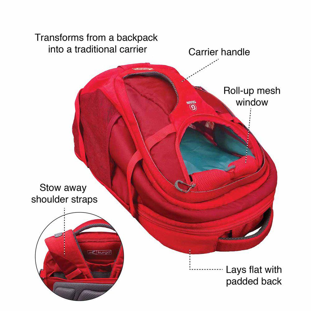 Kurgo G-train K9 Pack Black - 9