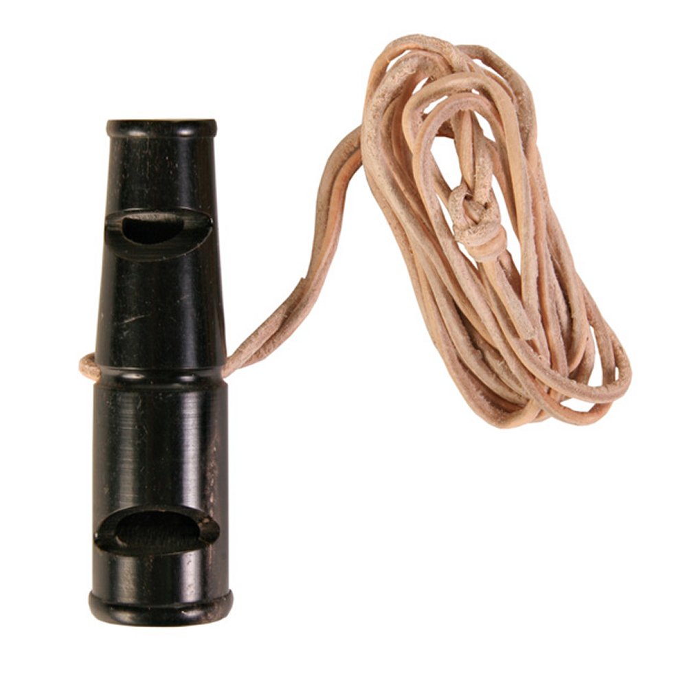 Visselpipa i horn 2-ton, 6,5 cm - 2
