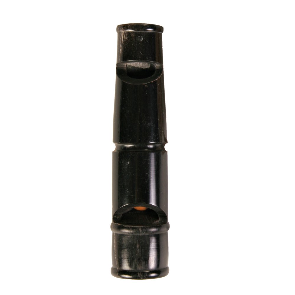 Visselpipa i horn 2-ton, 6,5 cm - 3