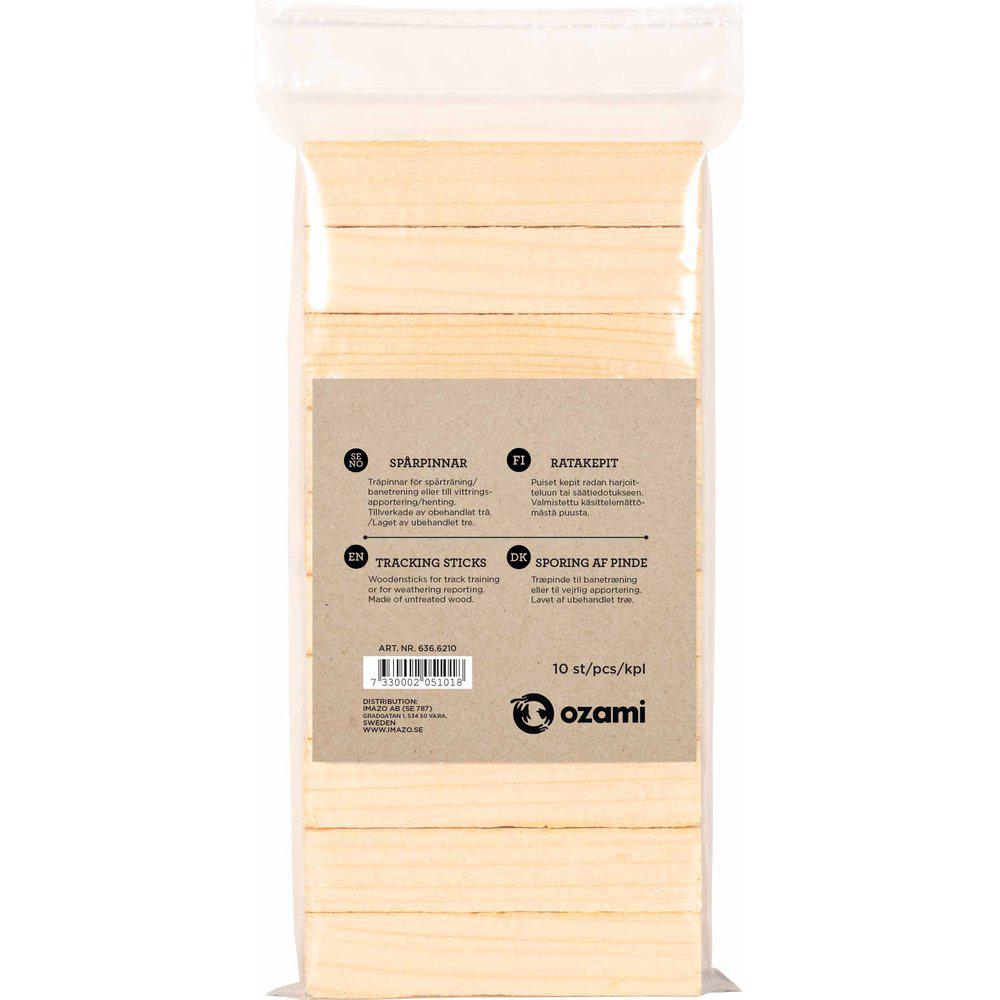 Spårpinnar Trä 10-pack 2 x 2 x10 cm - 2