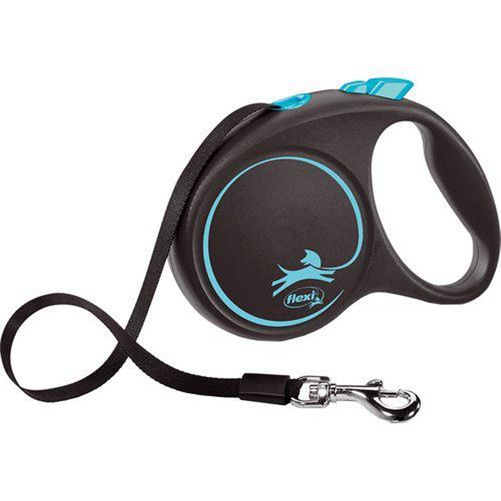 Flexi koppel Black Design Band 5 m - 3