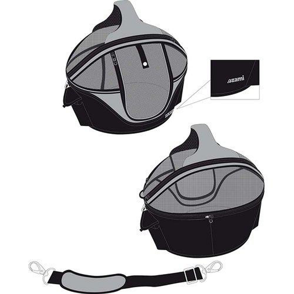 Transportväska 2-in-1 nylon - 4