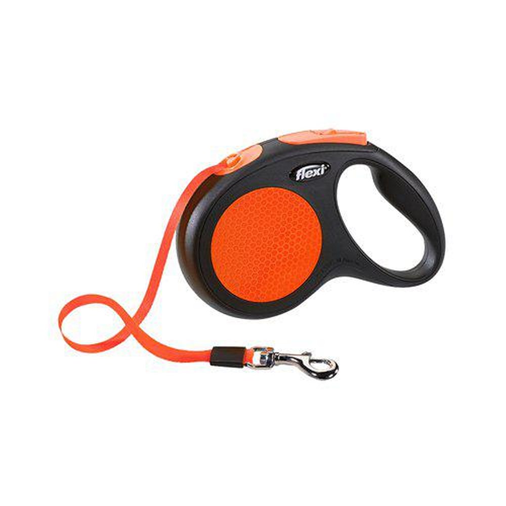 Flexi New Neon 5 meter bandkoppel Orange - 2