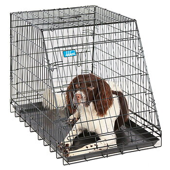 Hundtransportbur Svart Lutande   93 x 57.5 x 65.5 cm