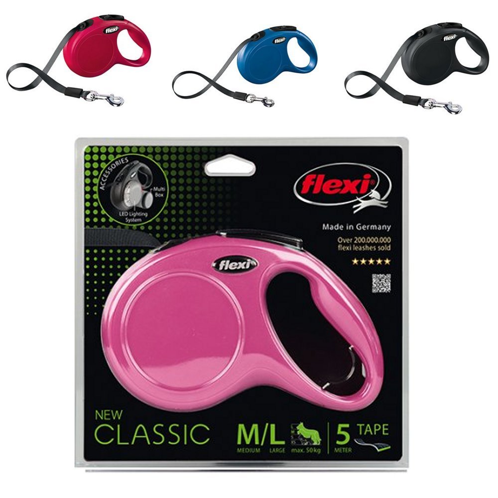 Flexi New Classic M m bandkoppel 5 m