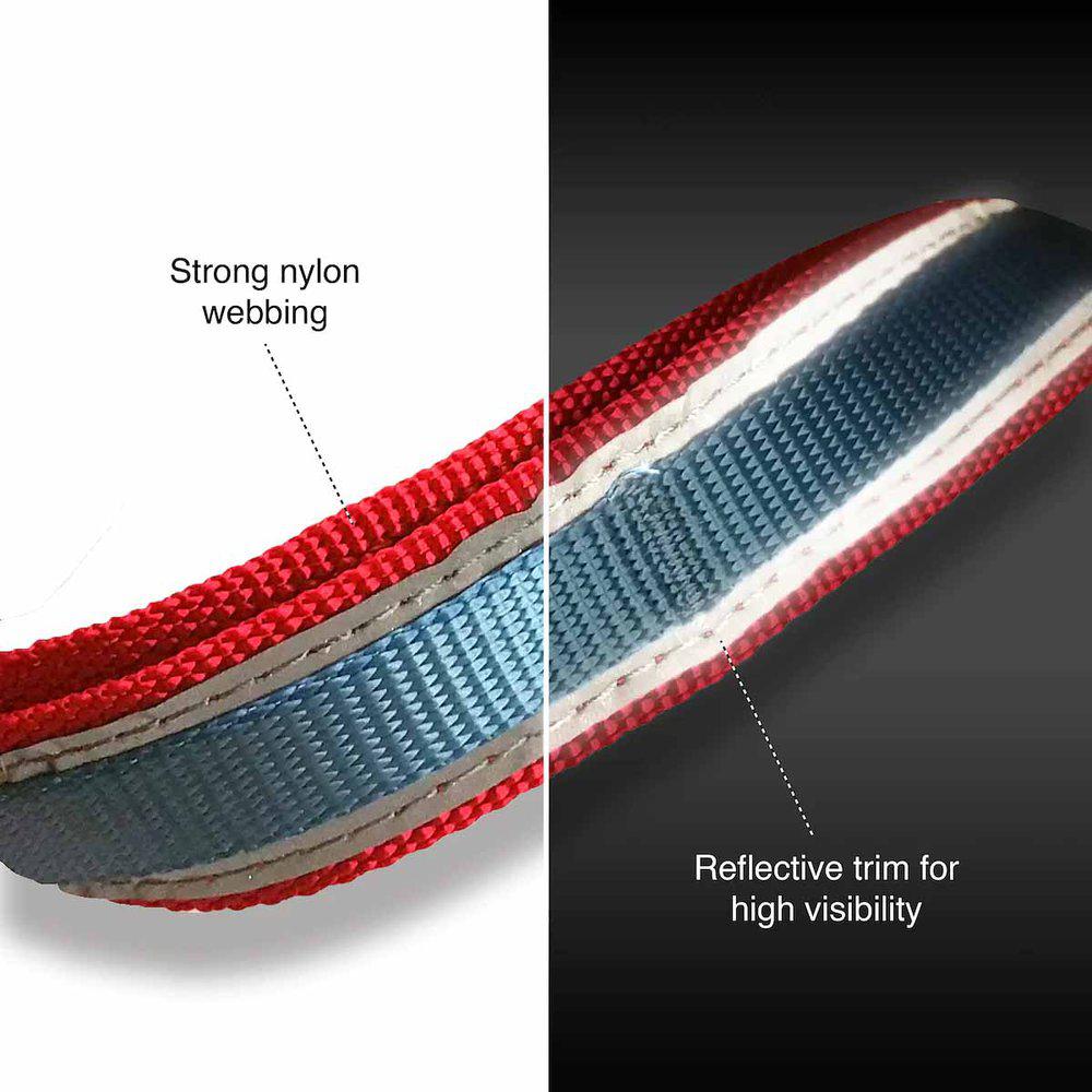 Kurgo Reflect&protect Quantum Leash Red/blue - 8