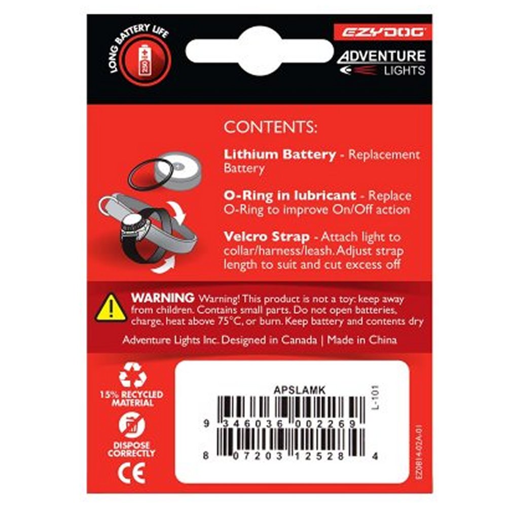 Ezydog Adventure Lights service kit - 2