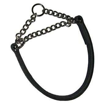 Dubbelsytt fyrkantsläderhalsband halvstryp