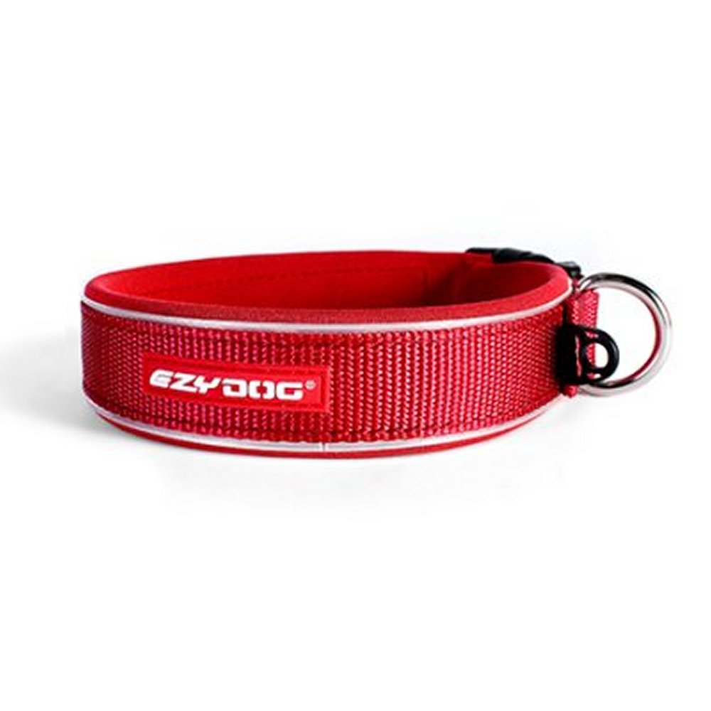 Ezydog Neoprenhalsband Reflex Röd