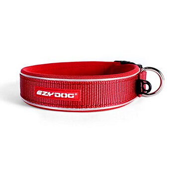 Ezydog Neoprenhalsband Reflex Röd