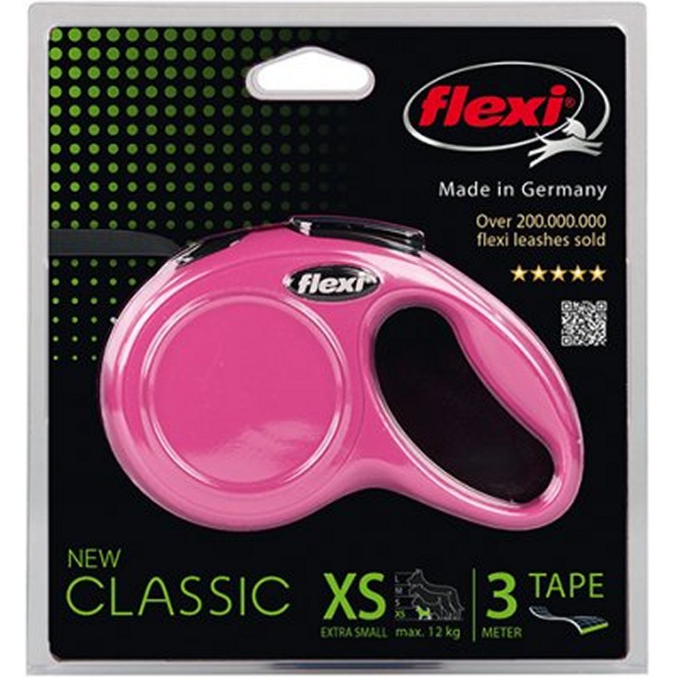 Flexi New Classic XS m bandkoppel 3m max 12 kg - 2