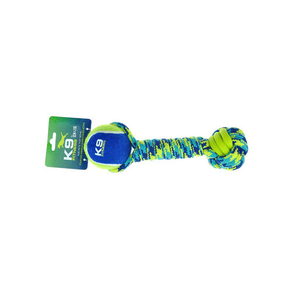 Zs K9 Rope & Tpr Tennis Dumbell 31cm  - 3