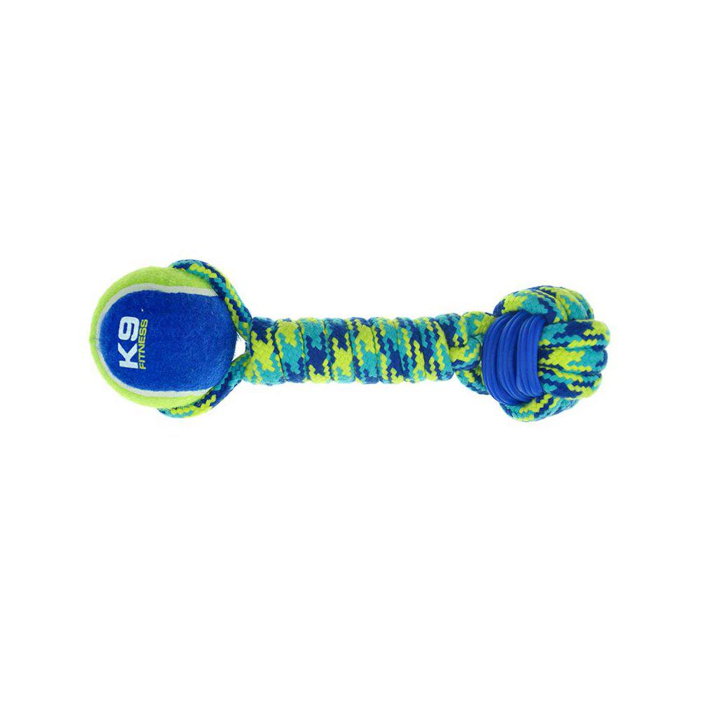 Zs K9 Rope & Tpr Tennis Dumbell 31cm  - 2