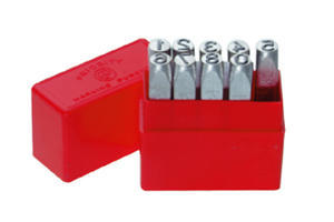 Sifferstämpel, siffror 0-9, skrifthöjd 2,0mm