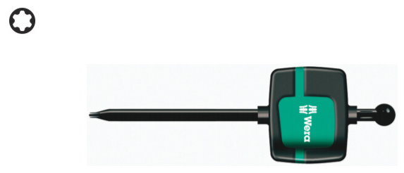 Flaggmejsel, TORX TX 9 x 40mm med fanhandtag