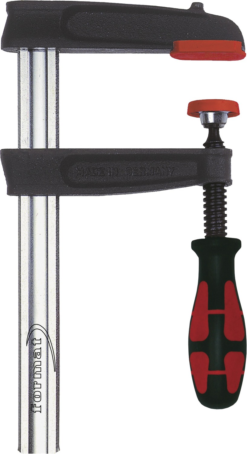 Skruvtving 500x120mm, med 2-komponentshandt. Format