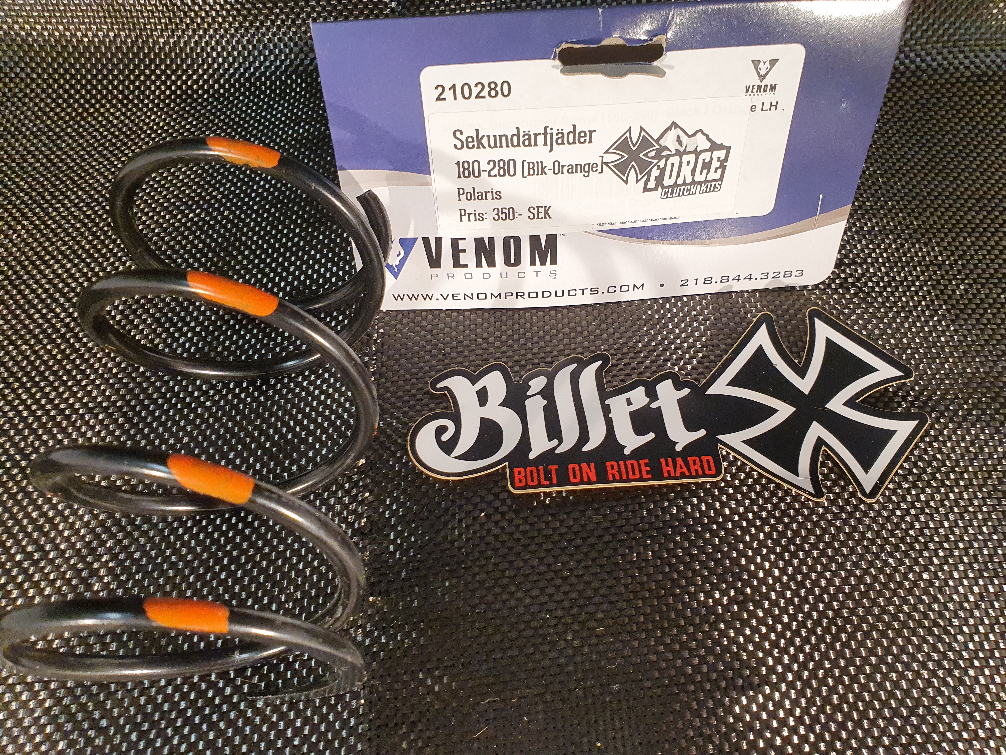 Venom SECONDARY STEEL SPRINGS Polaris - 2