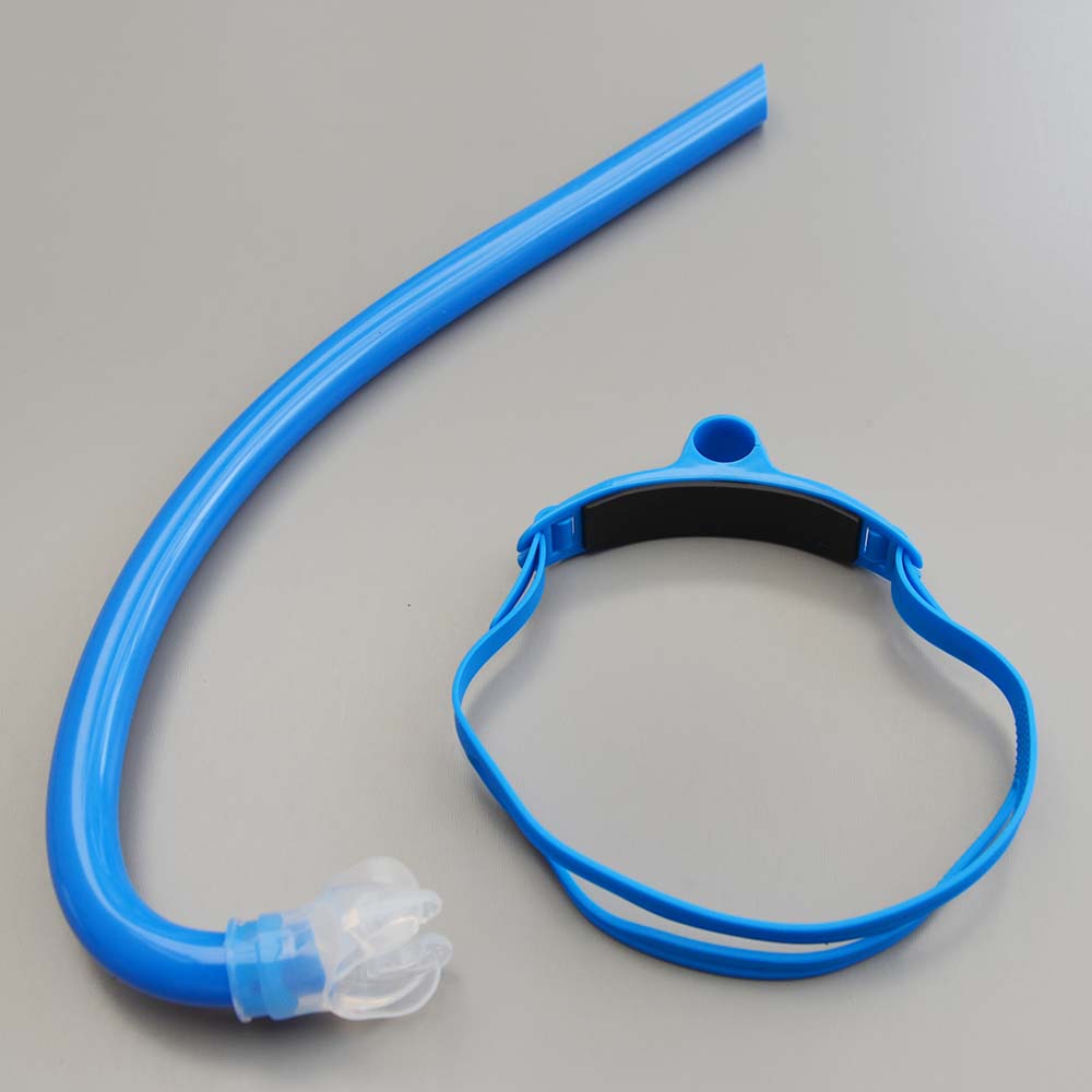 Olander Training Snorkel, blue - front snorkel for juniors and elite swimmers - 6