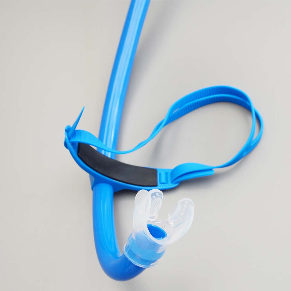 Olander Training Snorkel, blue - front snorkel for juniors and elite swimmers - 3