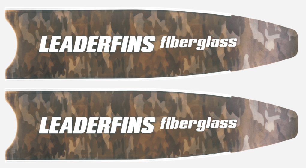 Leaderfins Fiberglass blades Camo