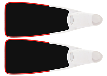 Leaderfins Short Fiberglass Bi-fins 