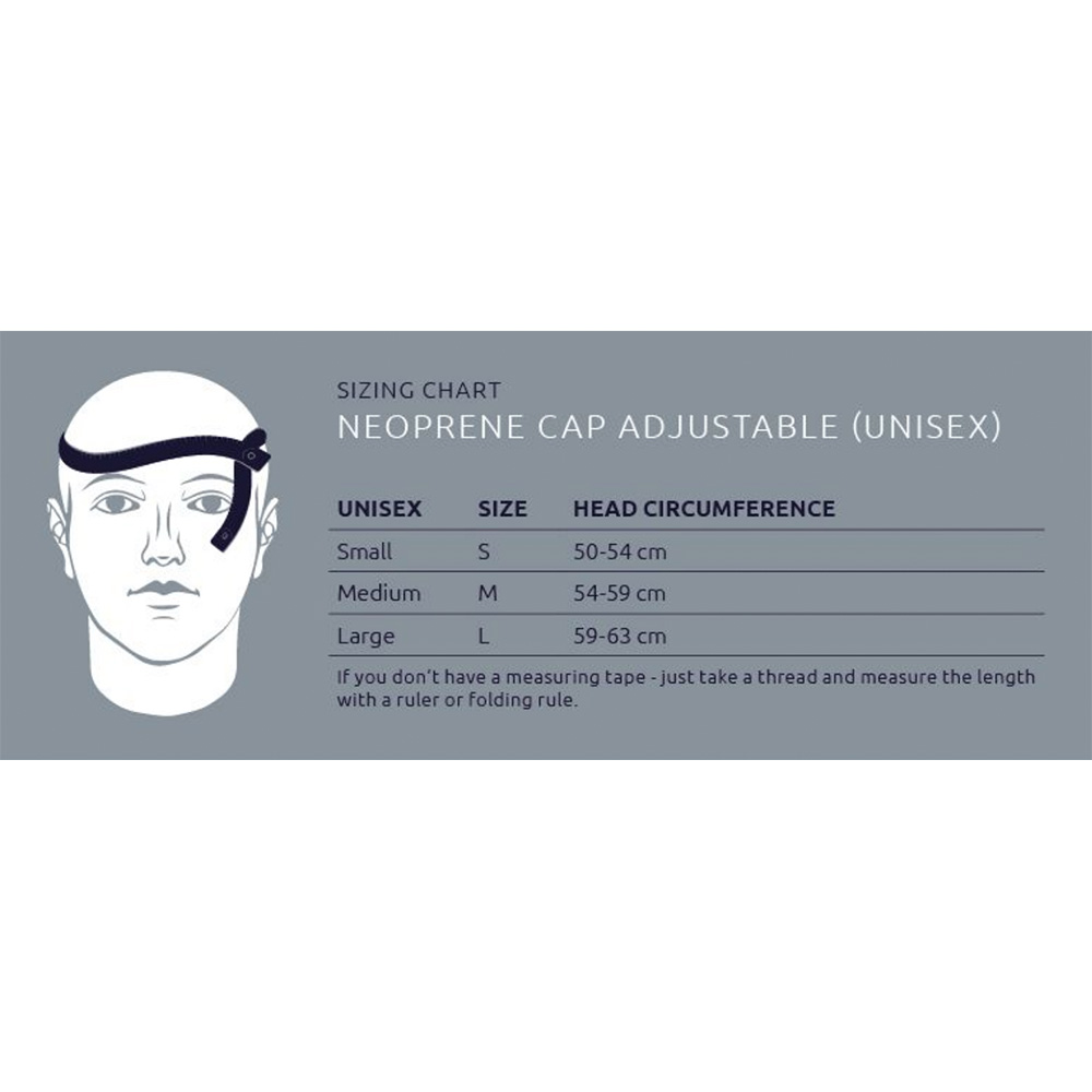 sailfish Neoprene Cap adjustable (black)  - 3