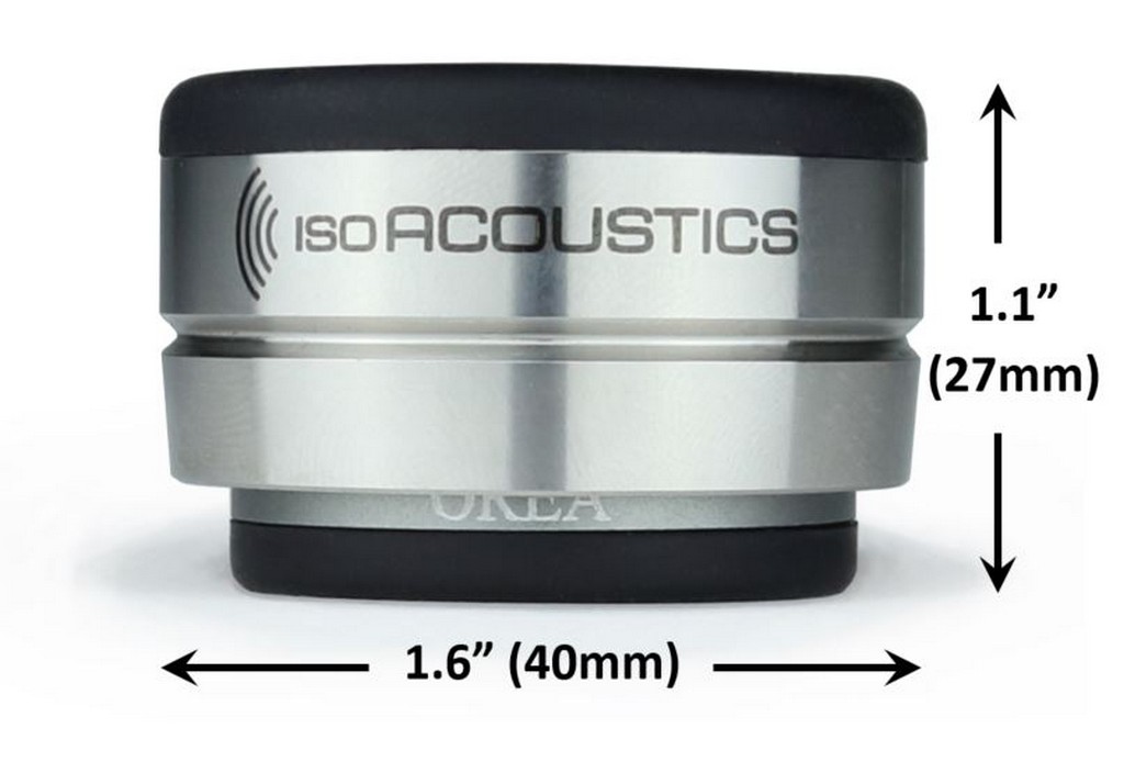  Isoacoustics Orea Graphite (upp till 1.8 kg per fot)