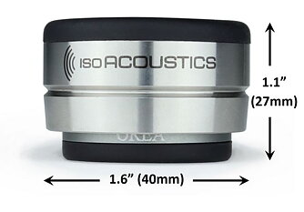  Isoacoustics Orea Graphite (upp till 1.8 kg per fot)