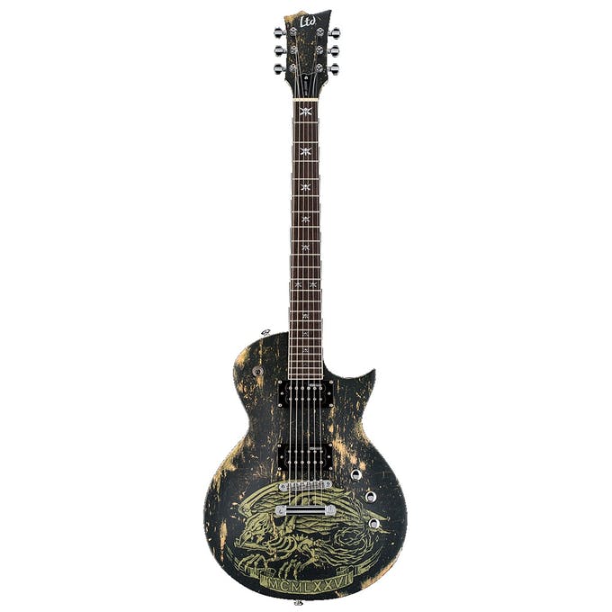 LTD WA-200 Warbird Distressed - Willie  Adler Signature Electric Guitar - 2