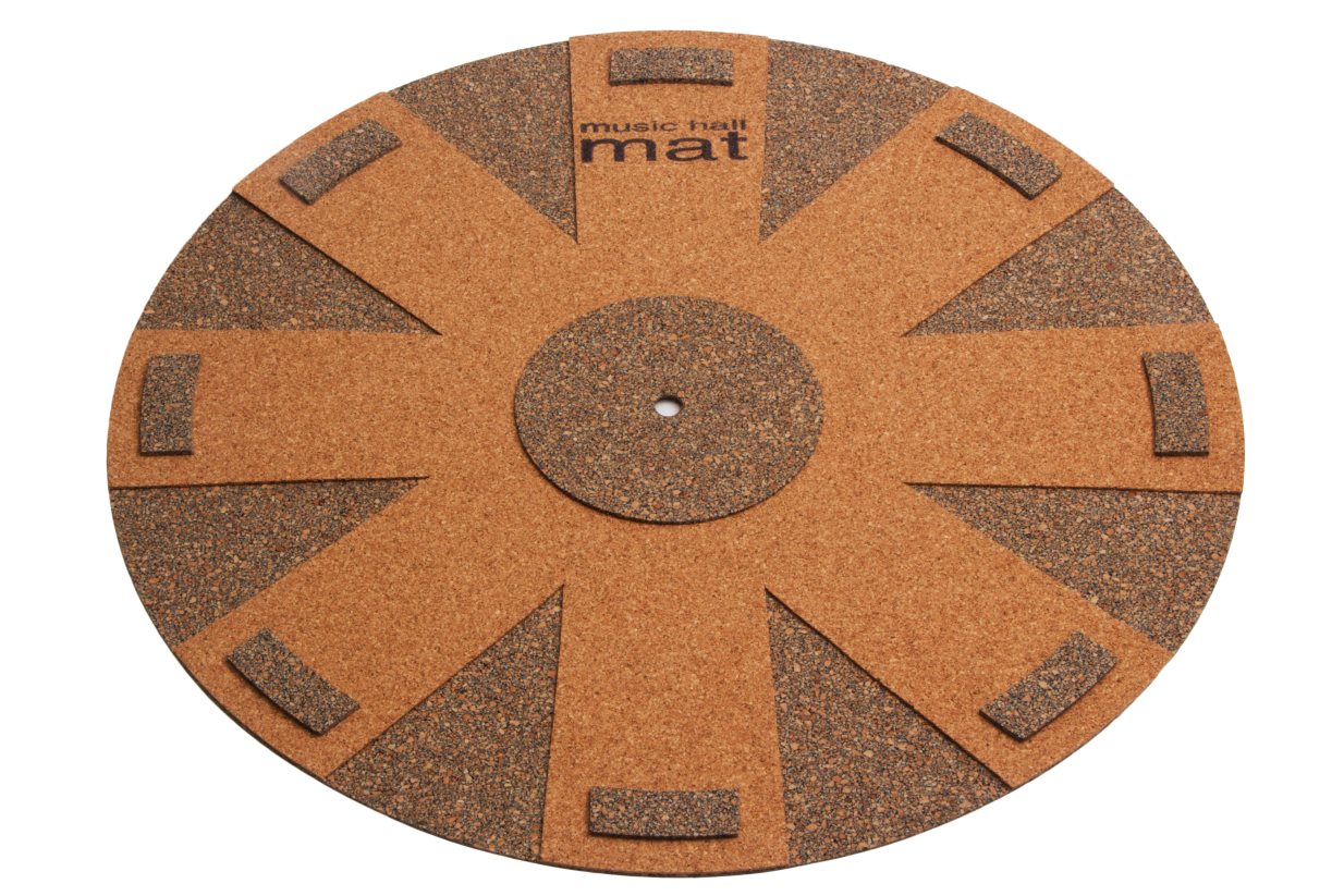 Music Hall Aztec blue mat - skivspelarmatta - 3