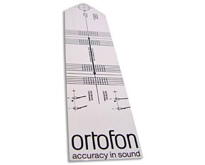 Ortofon protractor - Mall för pickupmontering