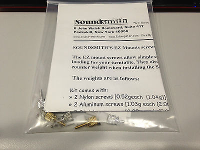 Soundsmith EZ-Skruvkit för Pickupmontering - 2