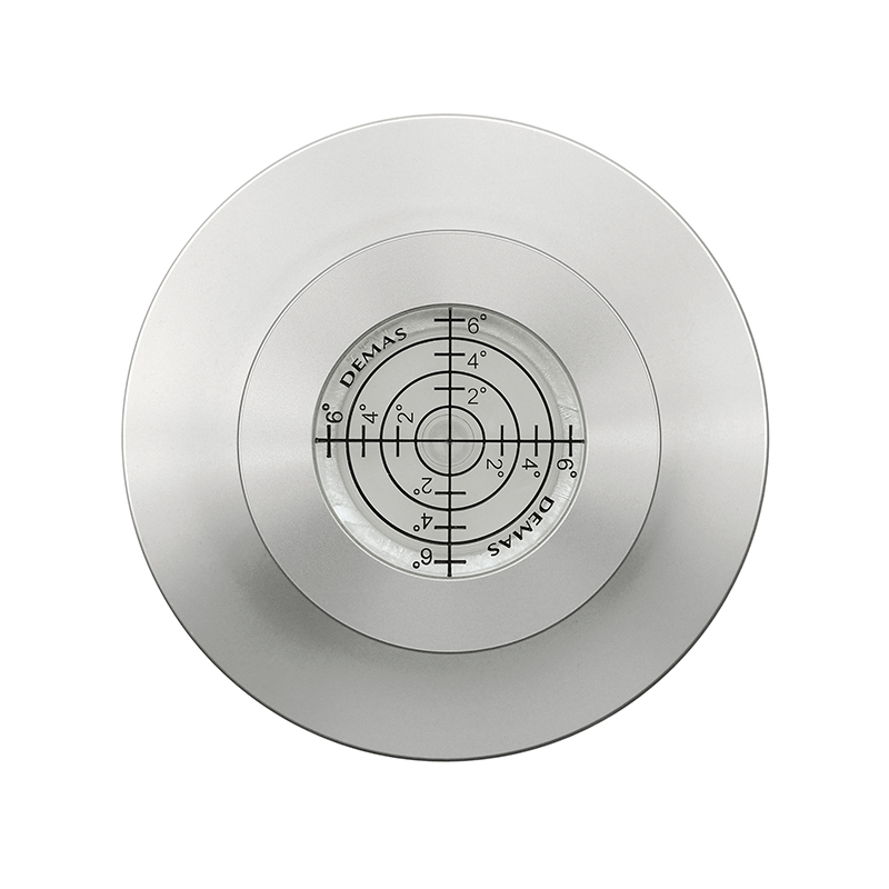 Dynavox PST-300 skivpuck i silver med libell - 2