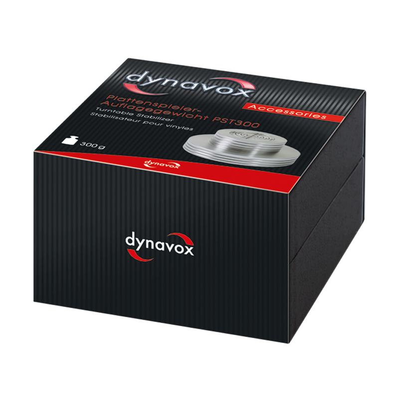 Dynavox PST-300 skivpuck i silver med libell - 5