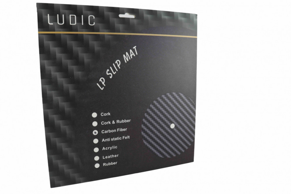 Ludic Audio Carbon LP slip mat - 2