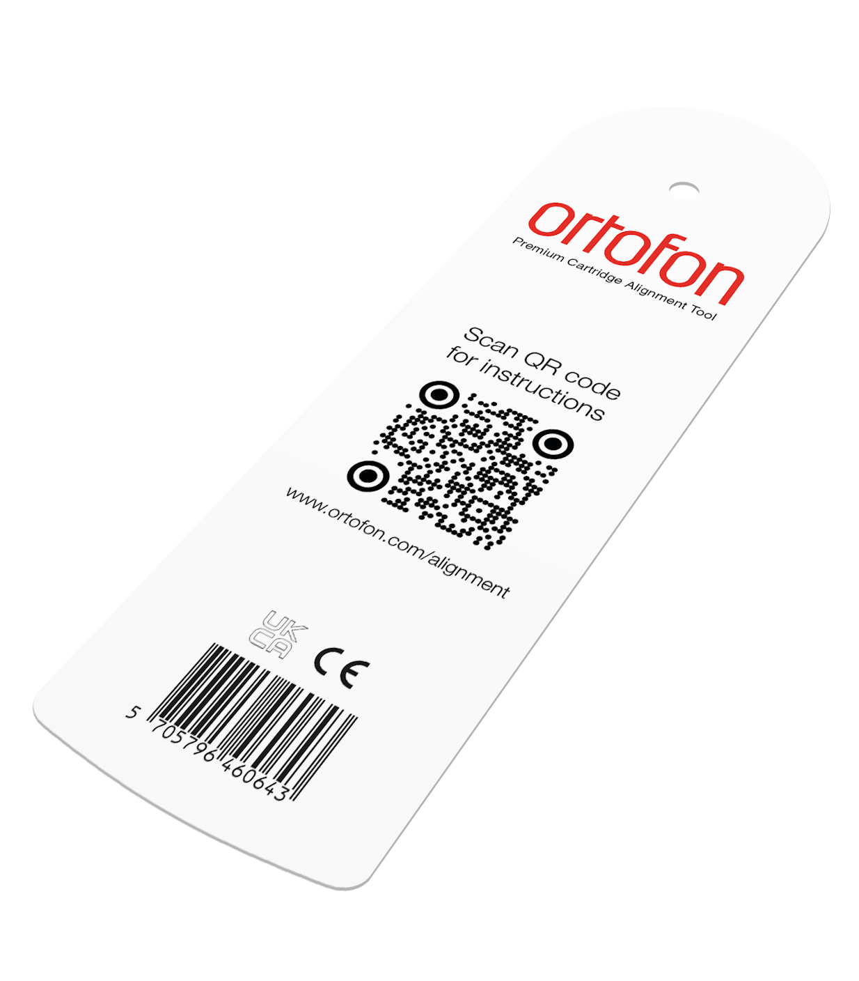 Ortofon Premium Pickup-justeringsmall (Protraktor) - 2