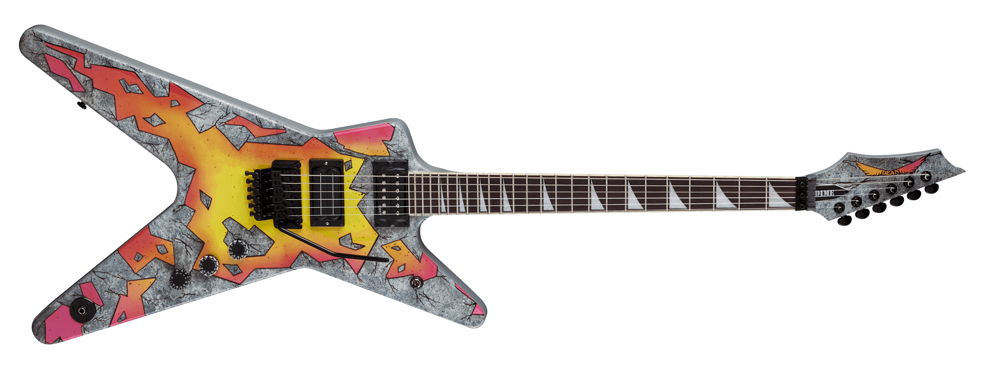 Primal concrete sledge guitar
