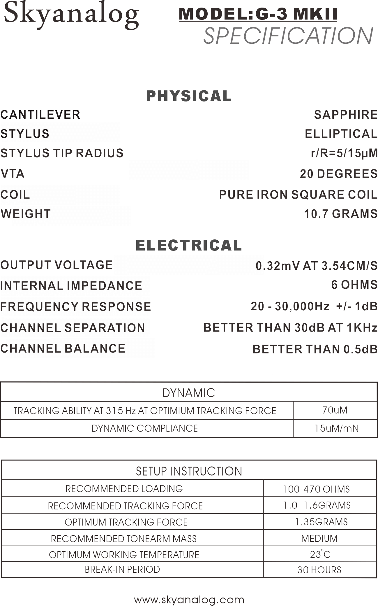 Skyanalog G3 Mk II - 3