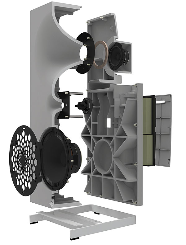 Avantgarde Acoustic Zero XD TA -  Hornhögtalare med aktiv bas - Beg - 12