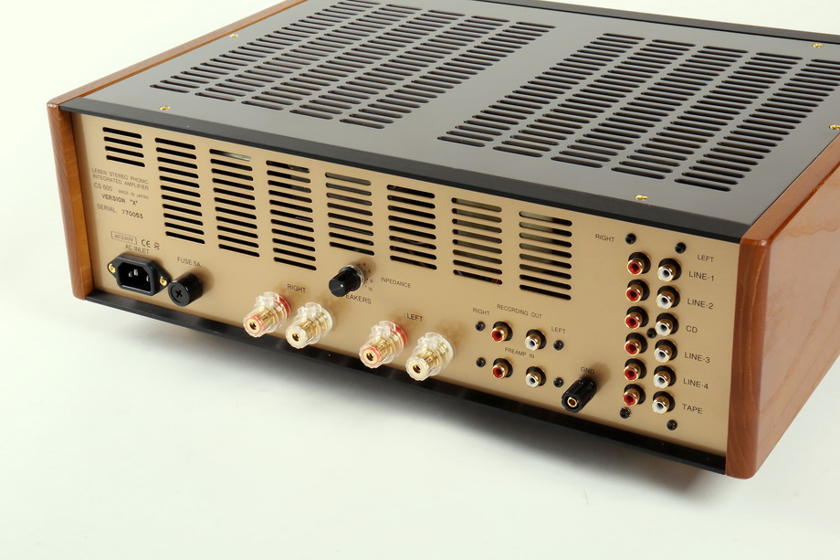 Leben CS-600X - Integrerad rörförstärkare - 3