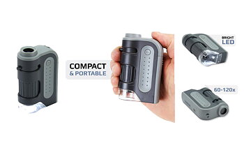 Carson Optical MicroBrite Plus handhållet microskop