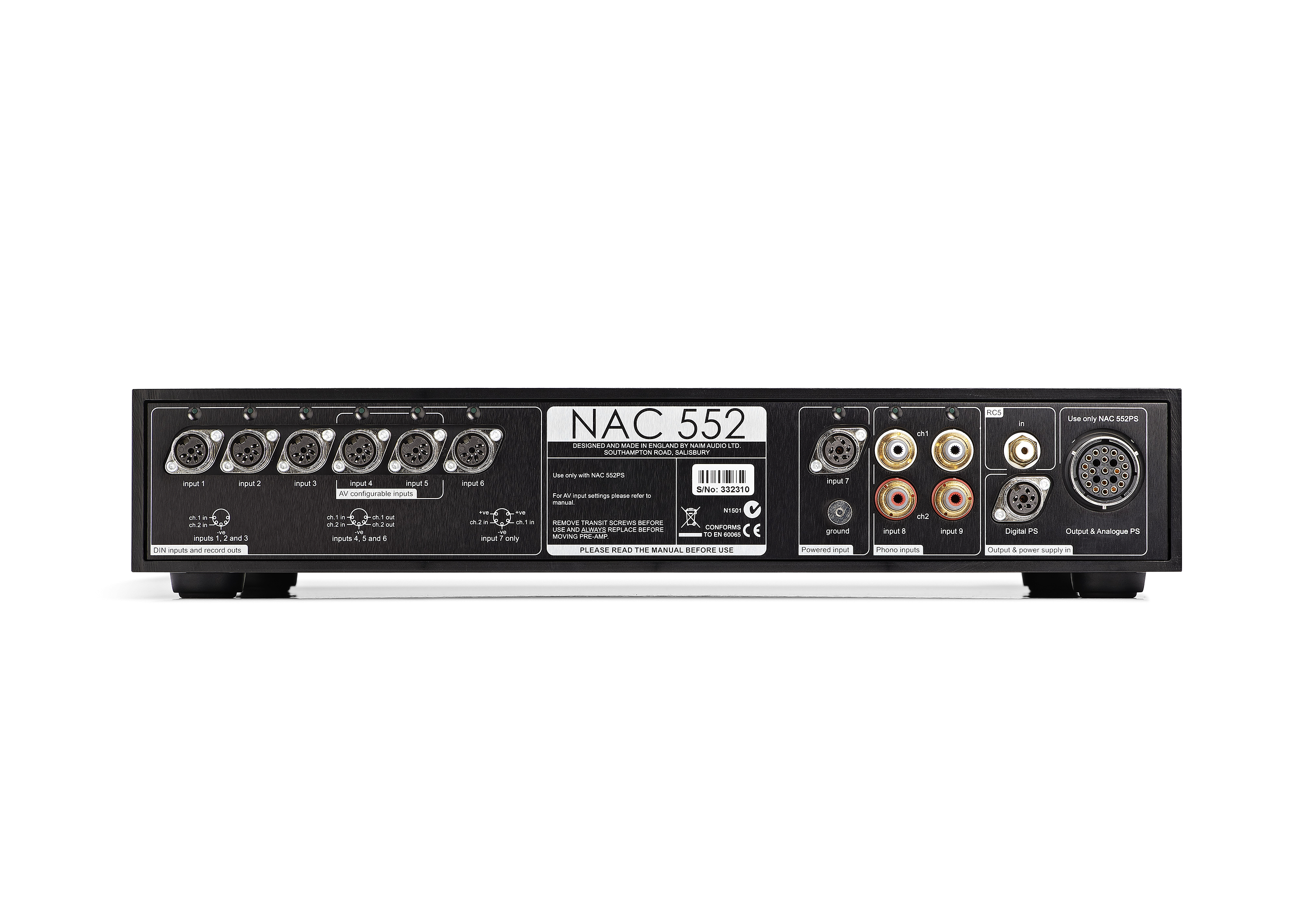 Naim NAC 552 försteg &  NAPS 552-DR nätdel - 2