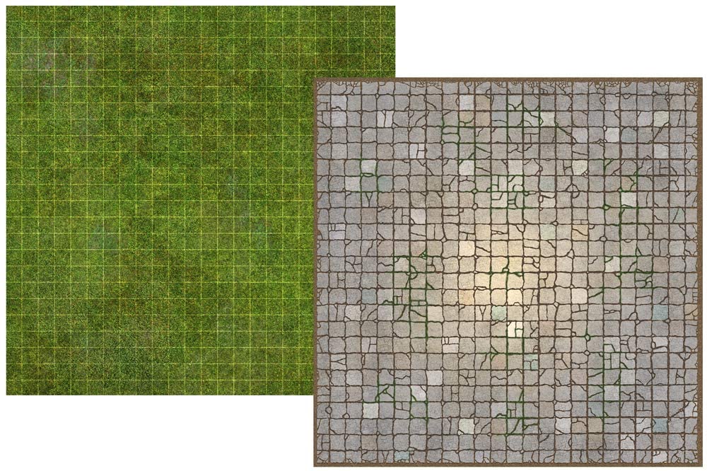 Battle Mat Board - Grassland & Dungeon - 3