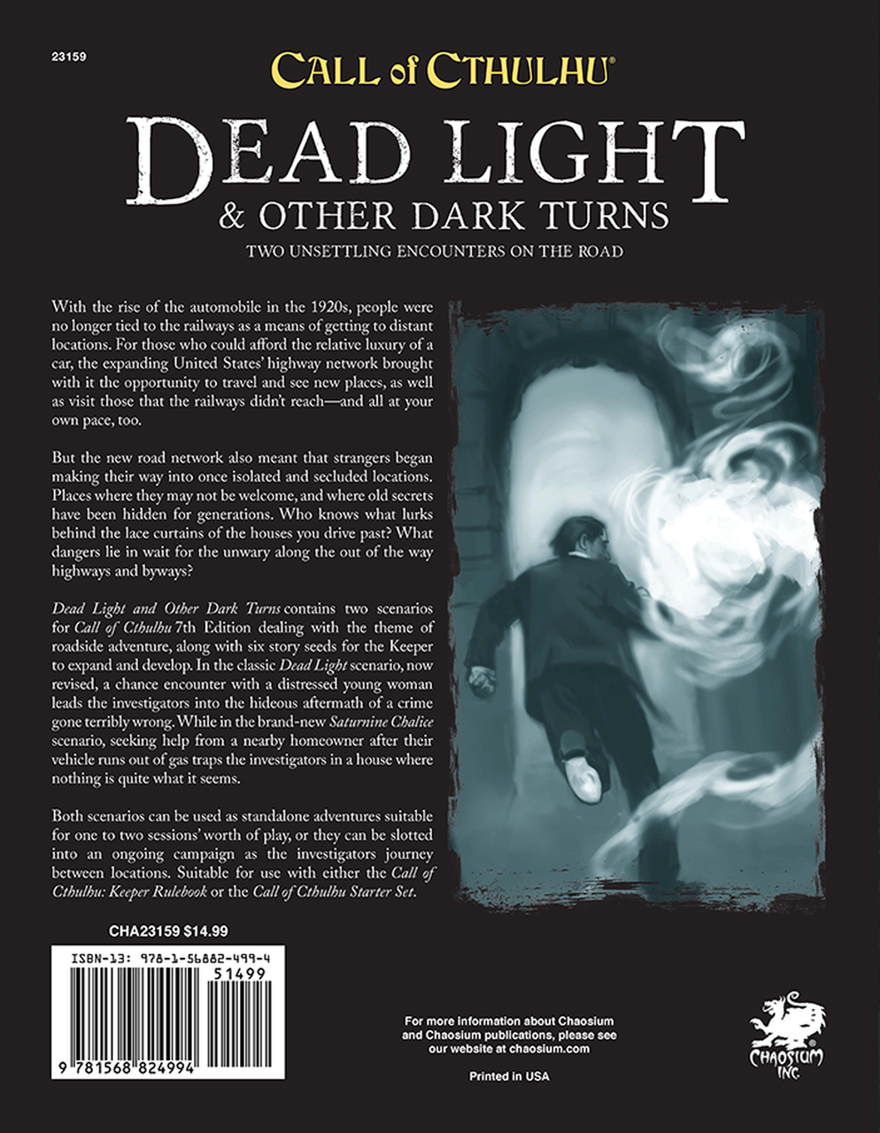 Call of Cthulhu RPG - Dead Light & Other Dark Turns Two Unsettling Encounters On The Road + PDF - 2