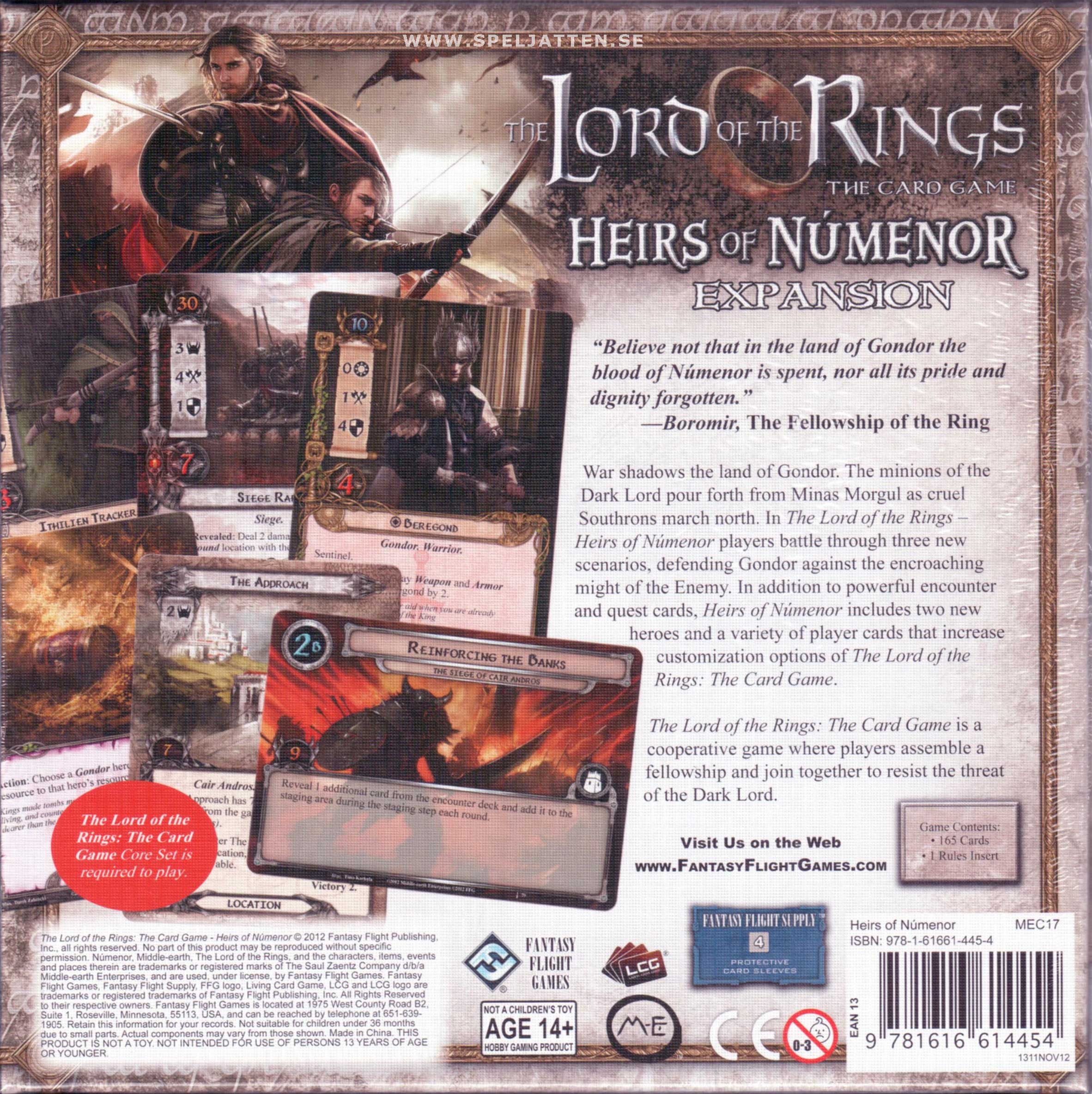 Heirs of Numenor Expansion: LOTR LCG - 2